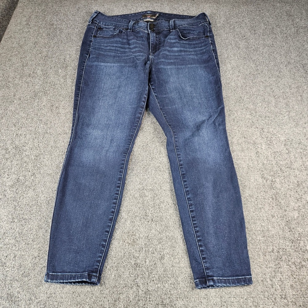 Torrid‎ Super Soft Jegging Dark Wash High Rise Triple Button Jeans 14S